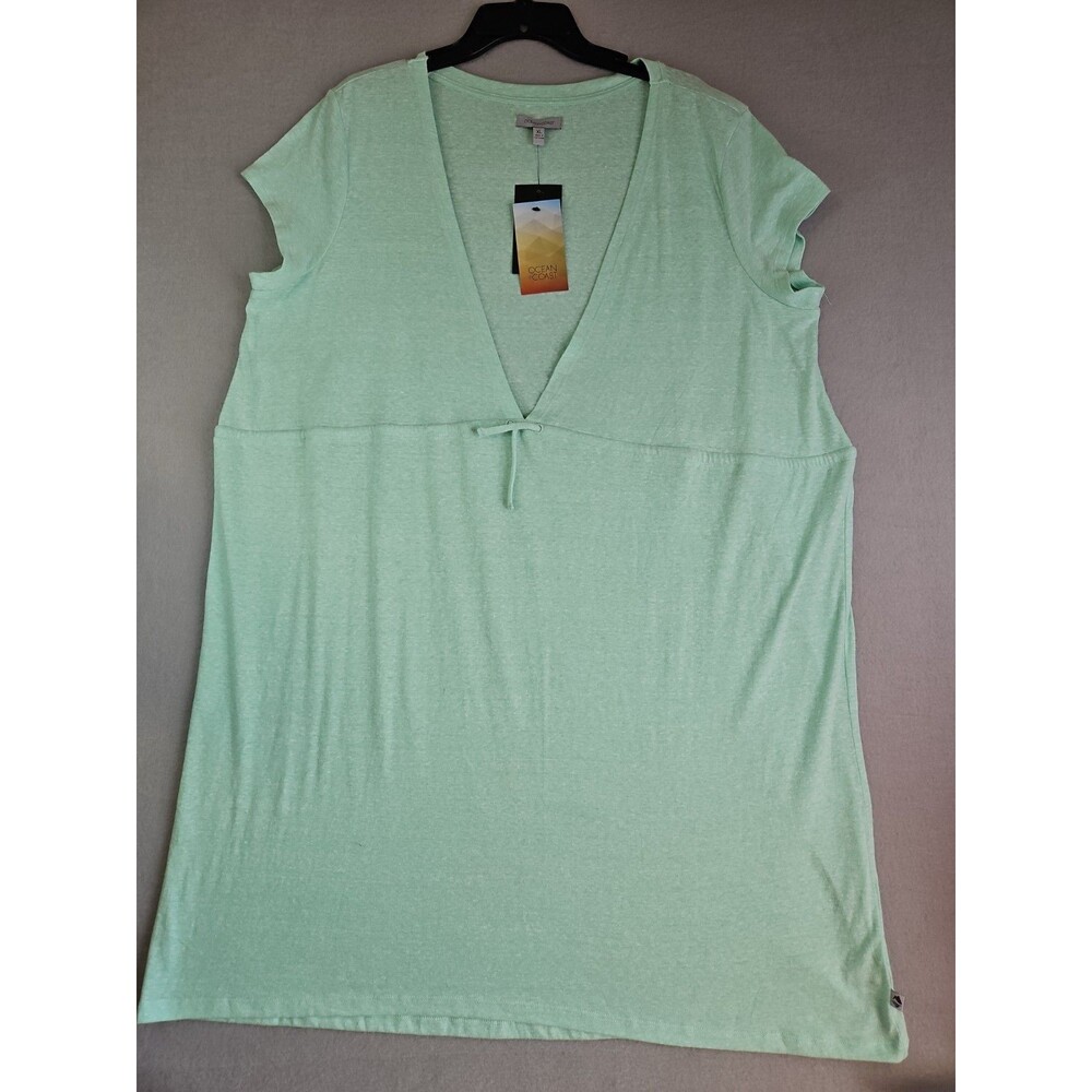 Women's Ocean + Coast Mint Green Coverup XL NWT